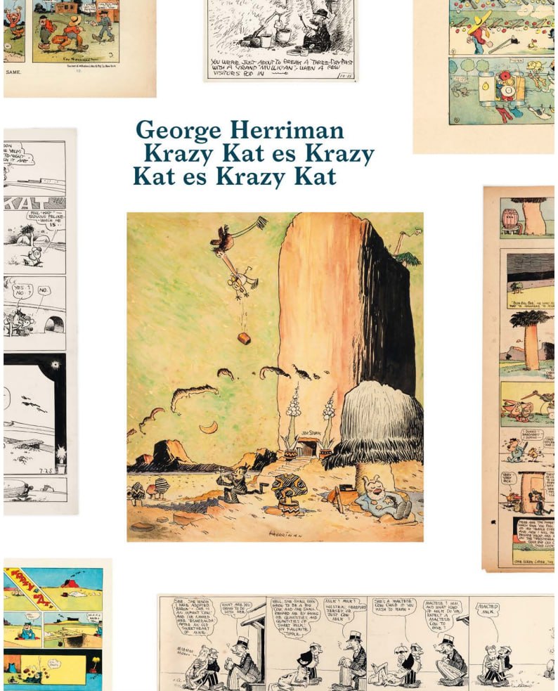 Portada ampliada de Krazy Kat es Krazy Kat es Krazy Kat