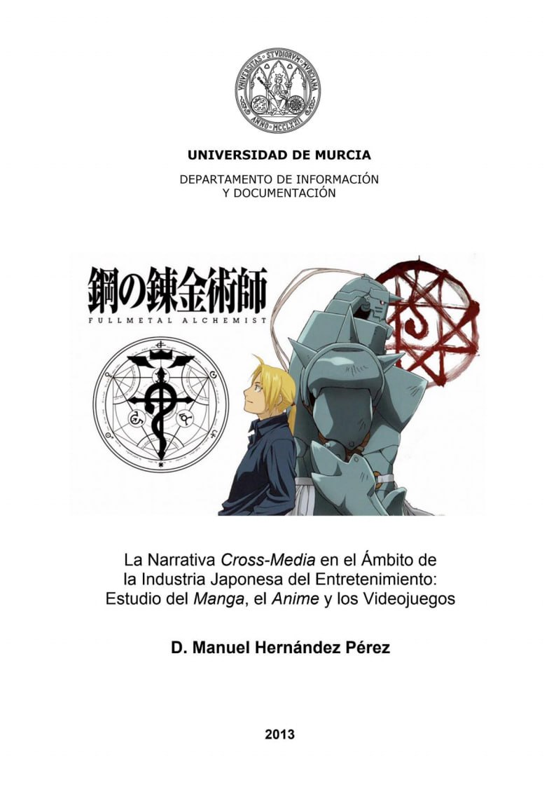 Portada ampliada de Hernández Pérez - Estudio del manga, el anime y los videojuegos (2013)