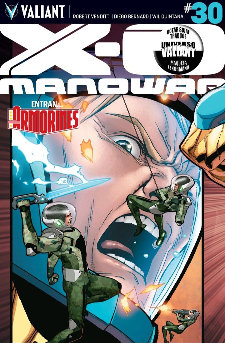 Portada ampliada de X-O Manowar