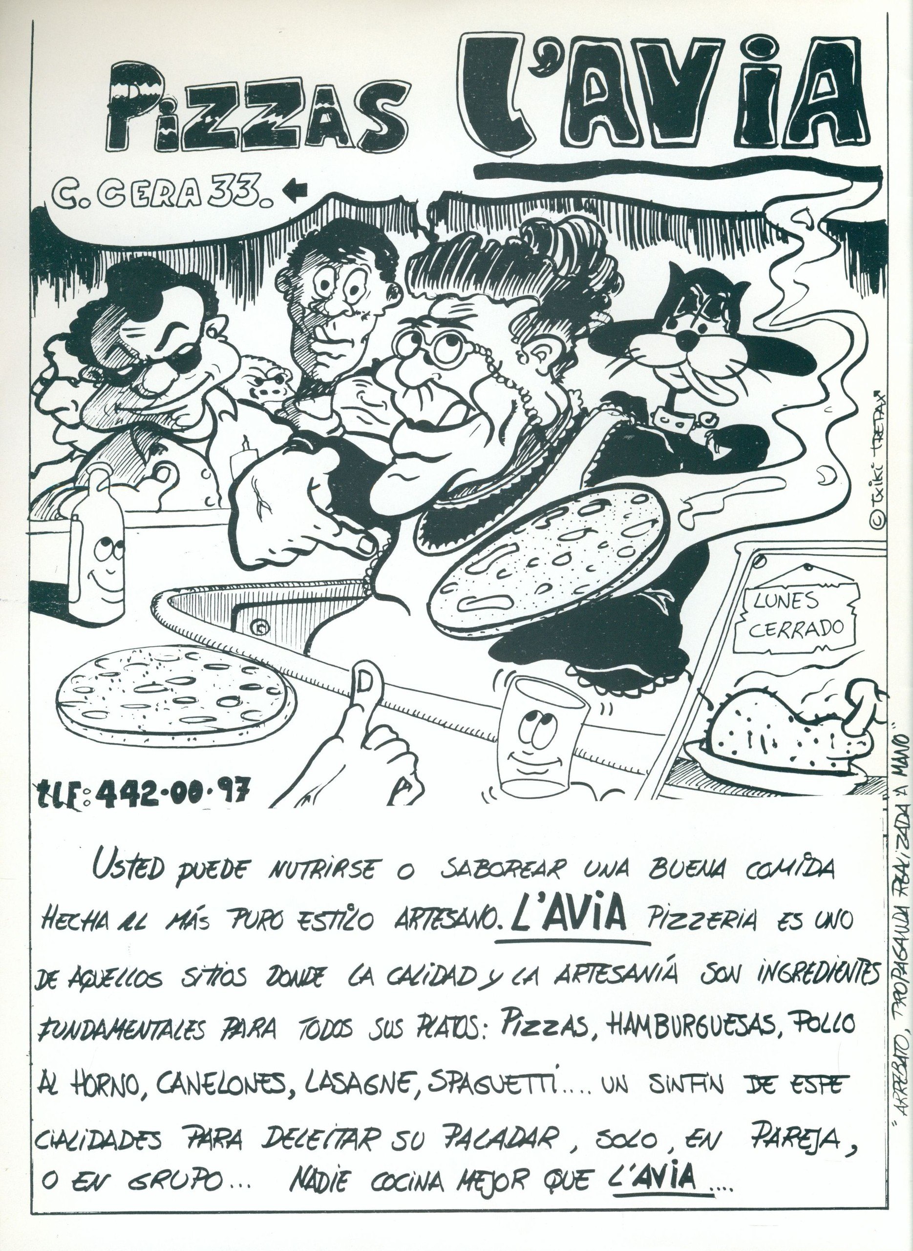 Portada ampliada de Pizzas L'Avia
