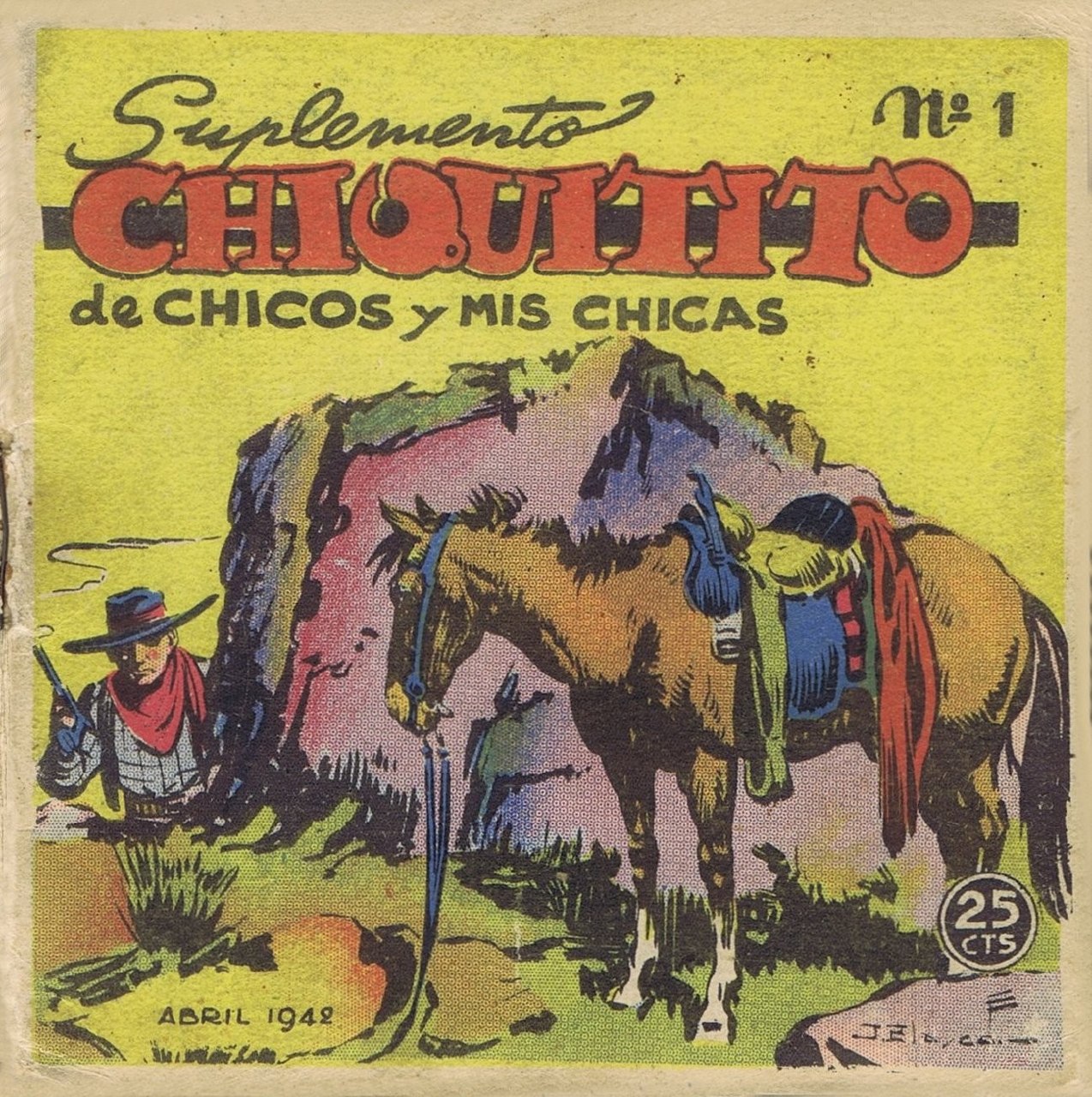 Portada ampliada de Suplemento Chiquito de Chicos y Mis Chicas