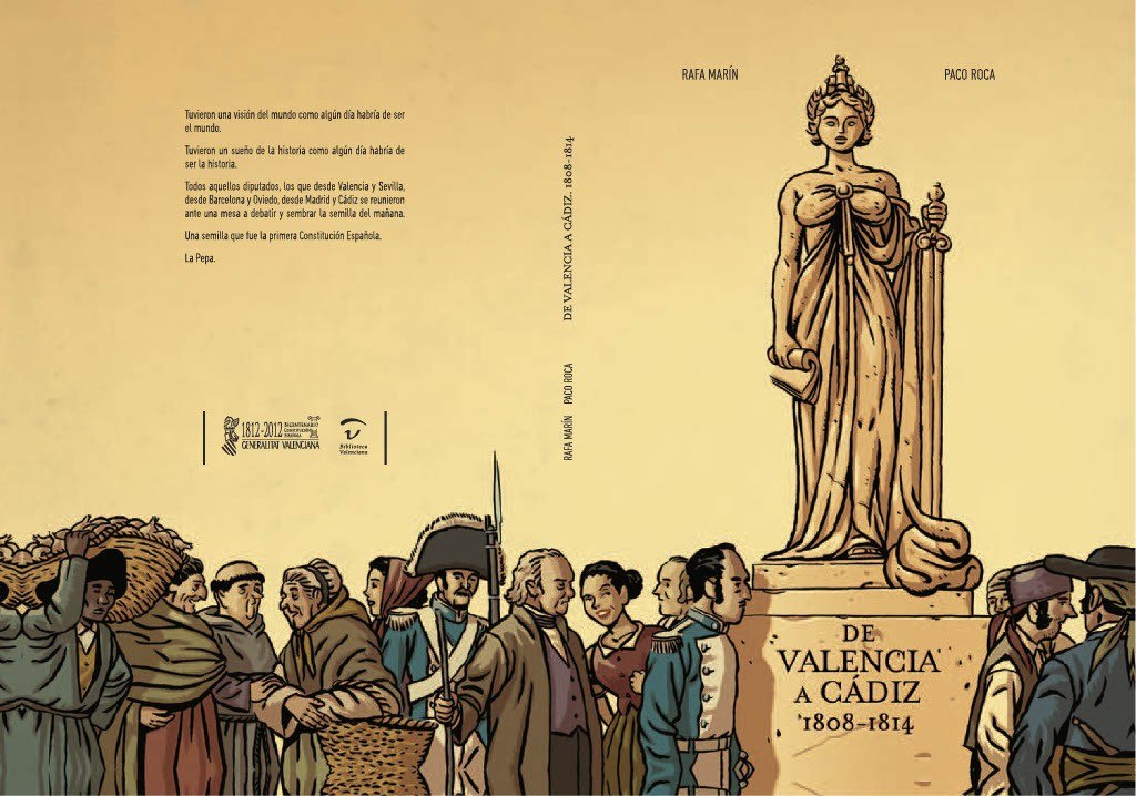 Portada ampliada de De Valencia a Cádiz 1808-