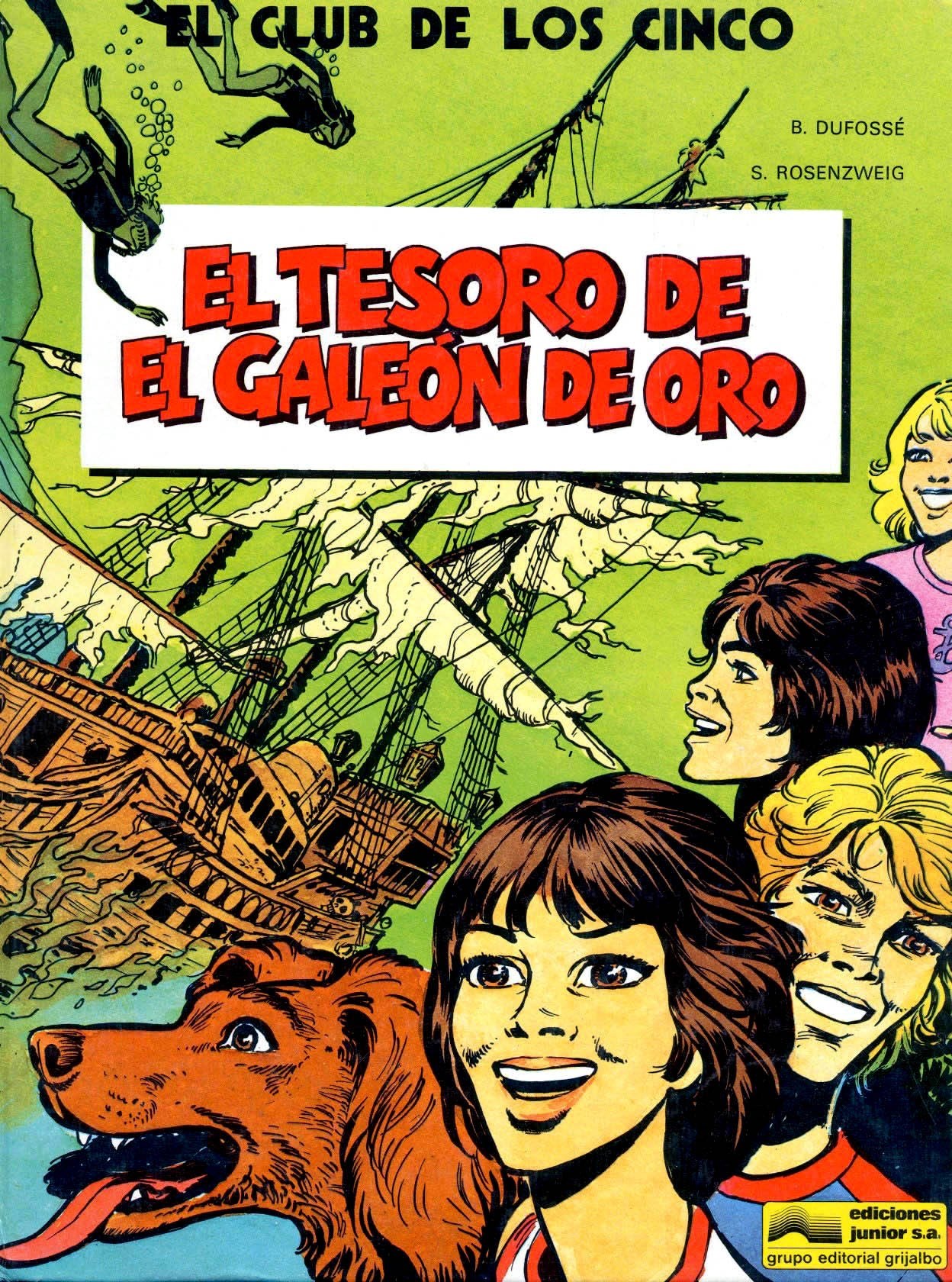 Portada ampliada de EL TESORO DE EL GALEON DE ORO
