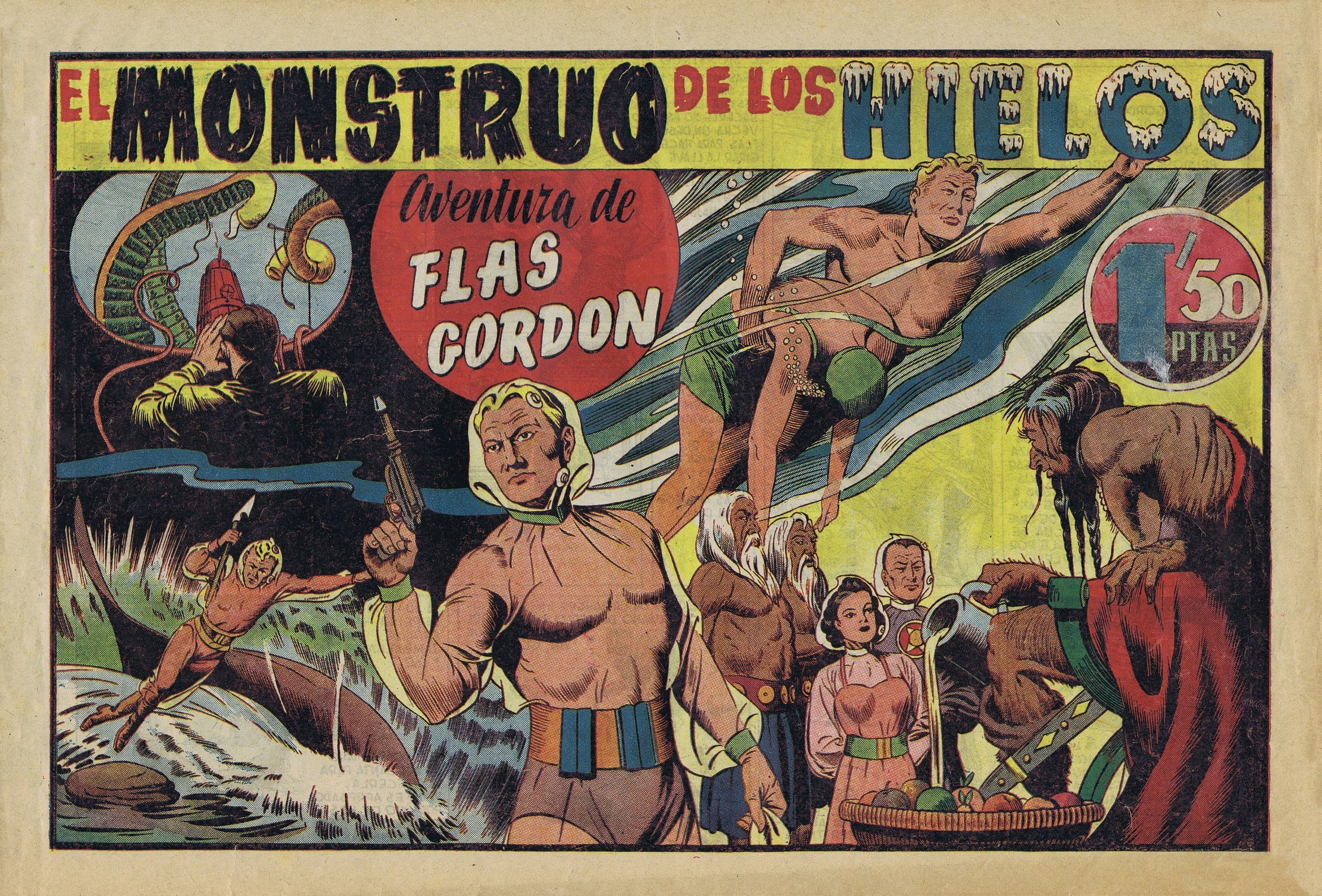 Portada ampliada de EL MONSTRUO DE LOS HIELOS