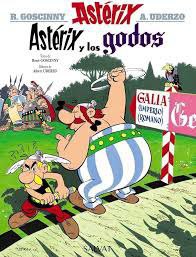 Portada ampliada de Astérix y los godos
