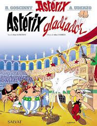 Portada ampliada de Astérix gladiador