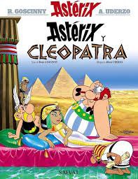 Portada ampliada de Astérix y Cleopatra