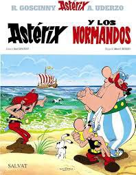 Portada ampliada de Astérix y los Normandos