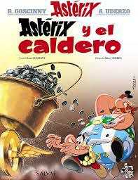 Portada ampliada de Asterix y el caldero