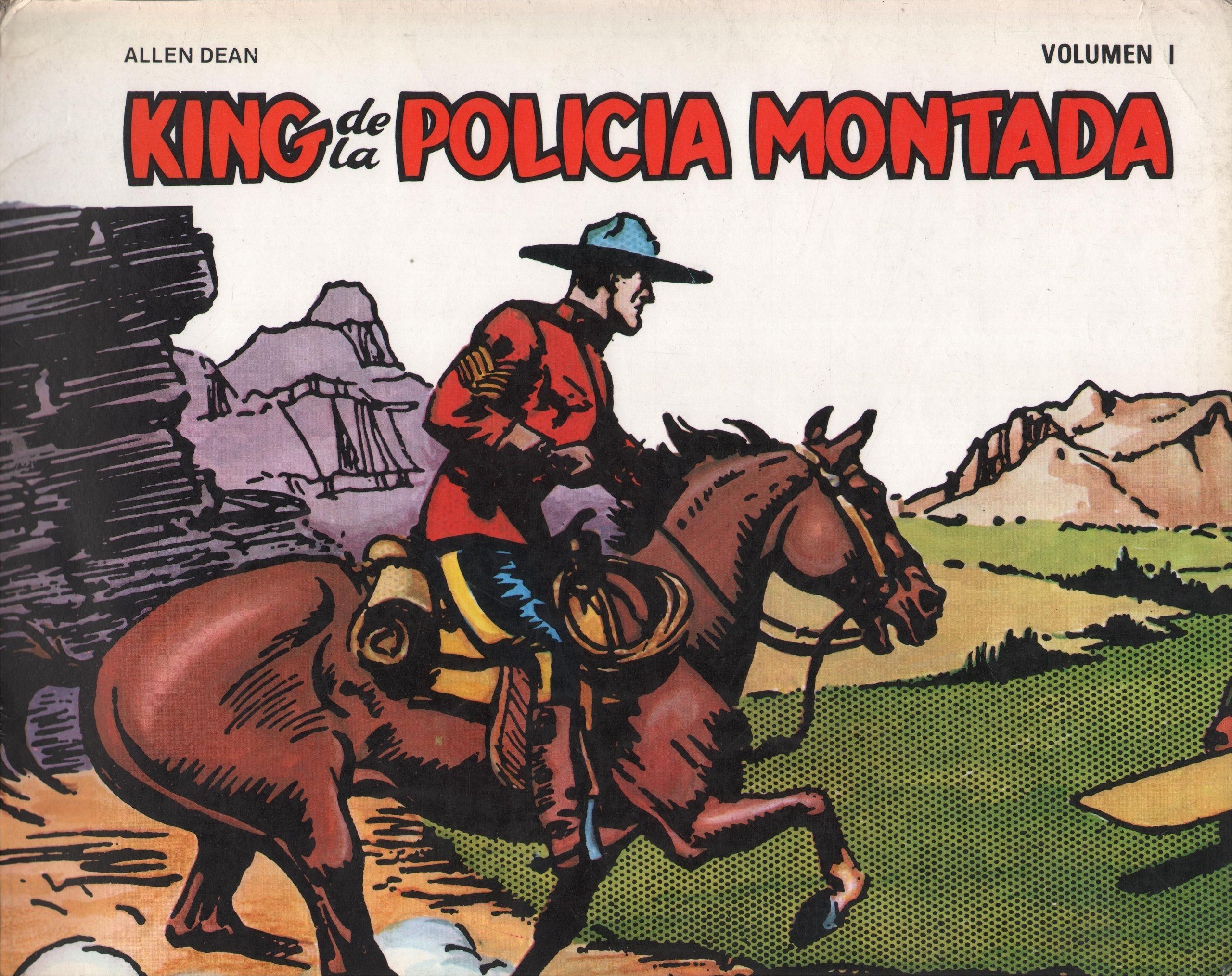 Portada ampliada de KING de la POLICIA MONTADA