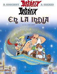 Portada ampliada de Astérix en la India