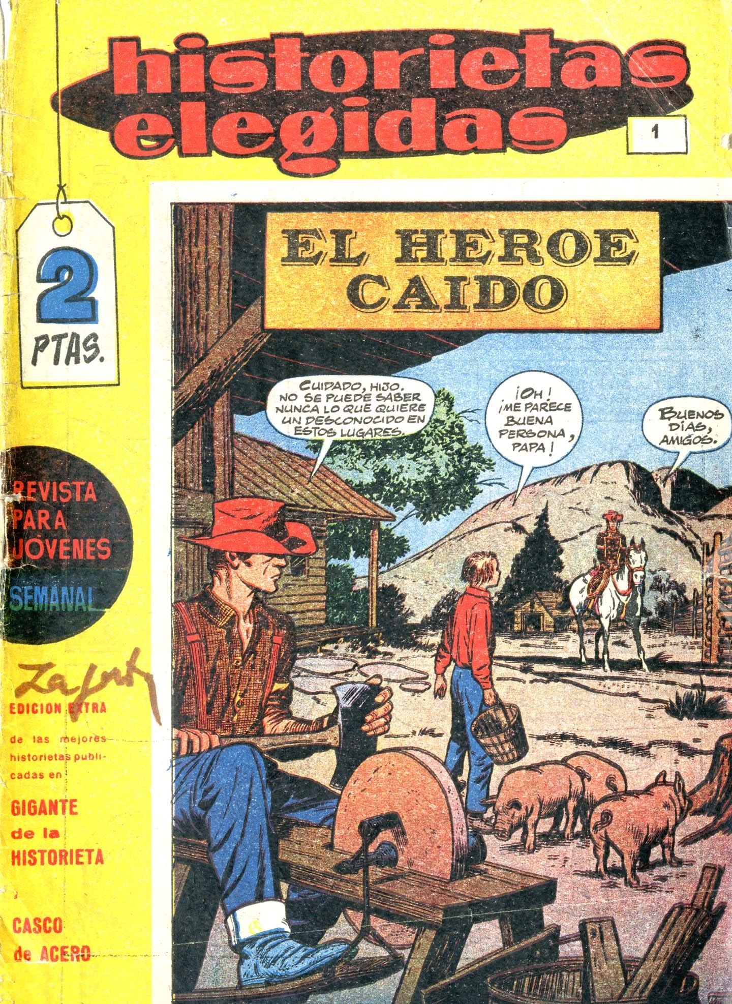 Portada ampliada de historietas elegidas