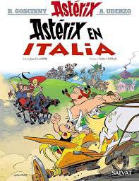 Portada ampliada de Asterix en Italia