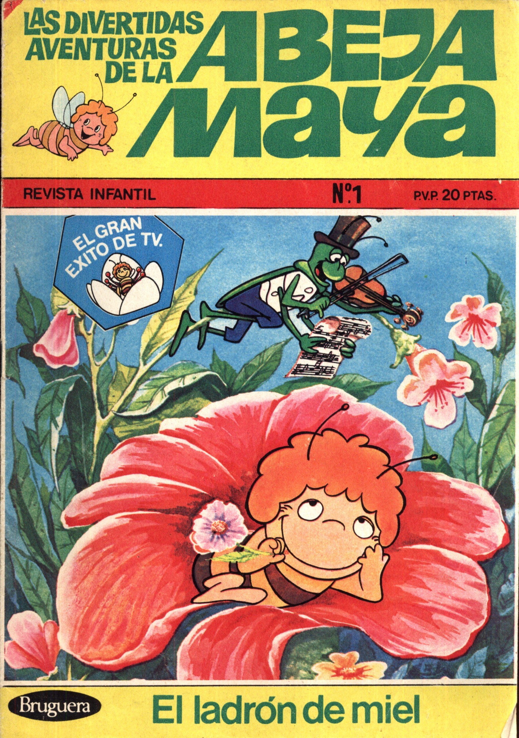 Portada ampliada de LAS DIVERTIDAS AVENTURAS DE LA ABEJA Maya