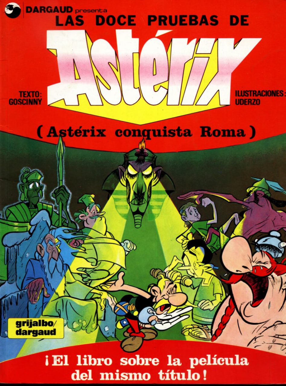 Portada ampliada de LAS DOCE PRUEBAS DE Asterix