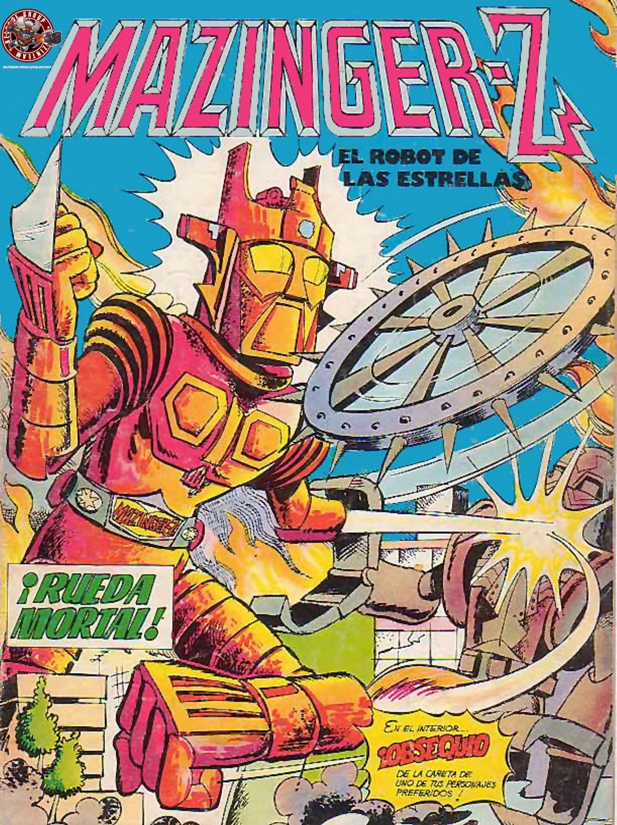 Portada ampliada de MAZINGER-Z
