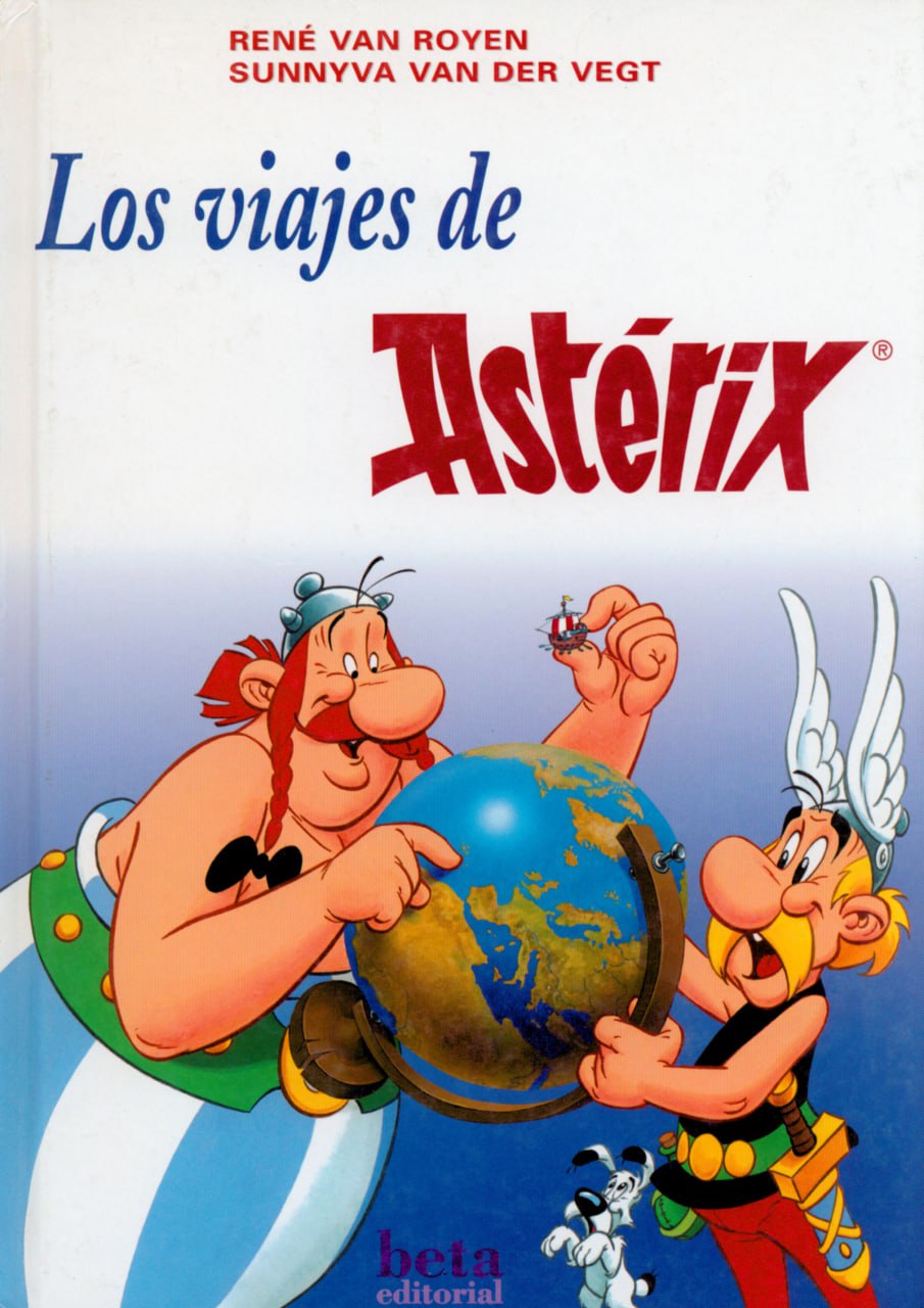 Portada ampliada de Los viajes de Astérix