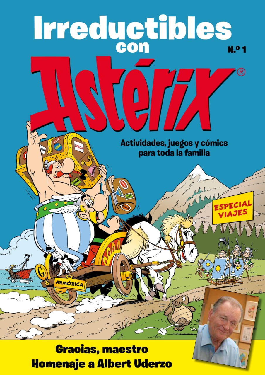 Portada ampliada de Irreductibles con Astérix
