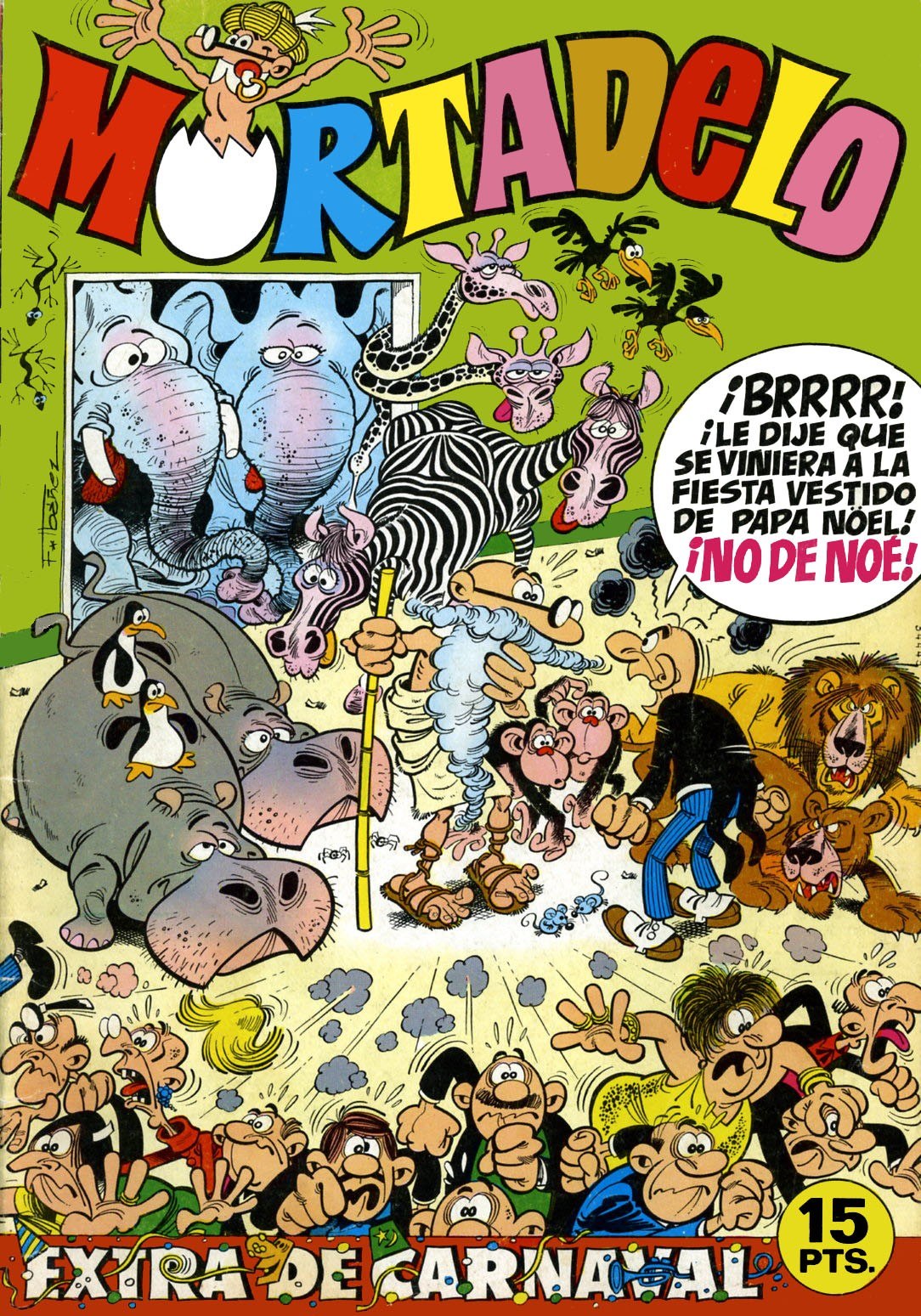 Portada ampliada de Mortadelo