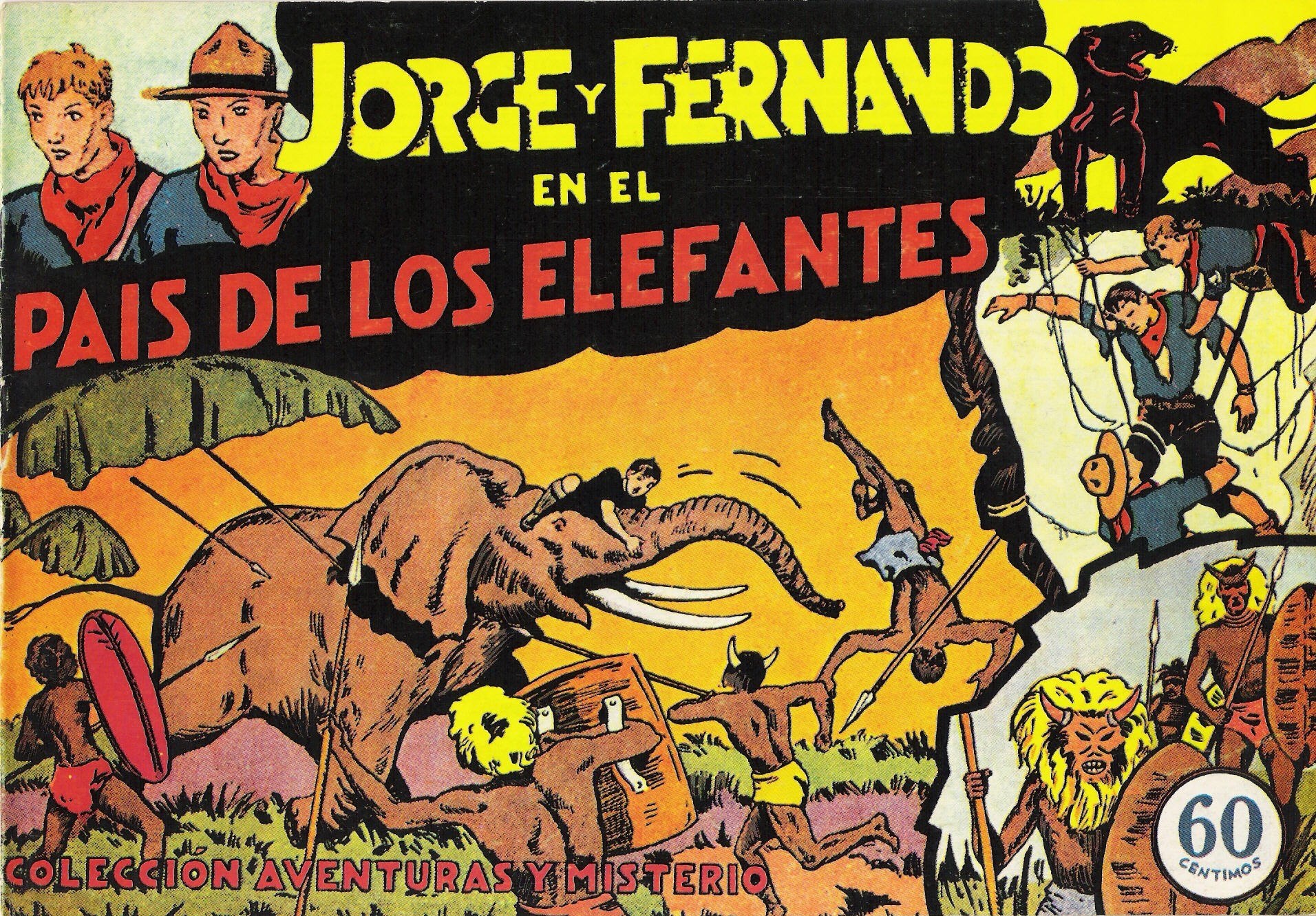 Portada ampliada de JORGE Y FERNANDO EN EL PAIS DE LOS ELEFANTES