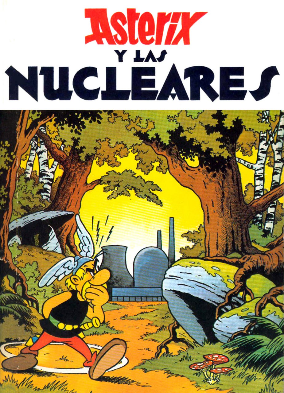 Portada ampliada de Asterix y las Nucleares