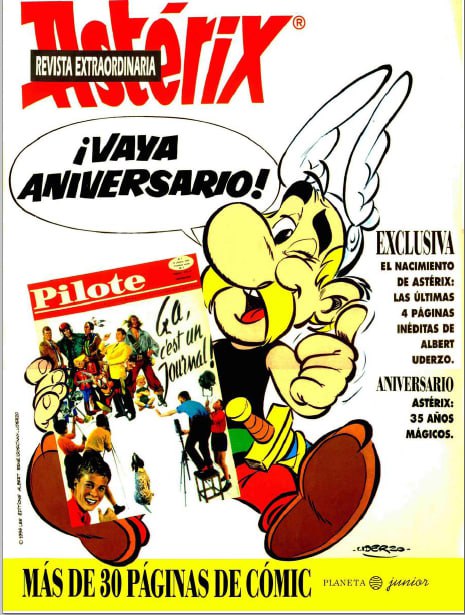 Portada ampliada de Astérix