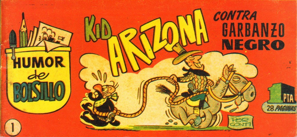 Portada ampliada de Kid Arizona contra Garbanzo Negro
