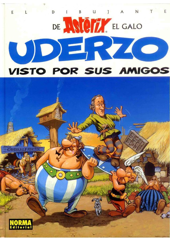 Portada ampliada de UDERZO VISTO POR SUS AMIGOS