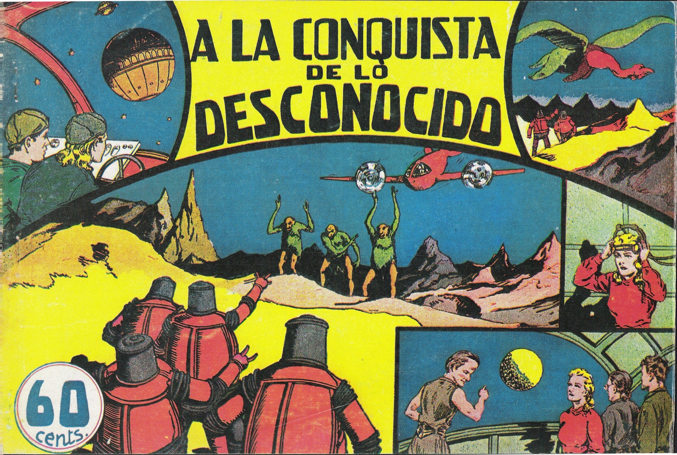 Portada ampliada de A LA CONQUISTA DE LO DESCONOCIDO