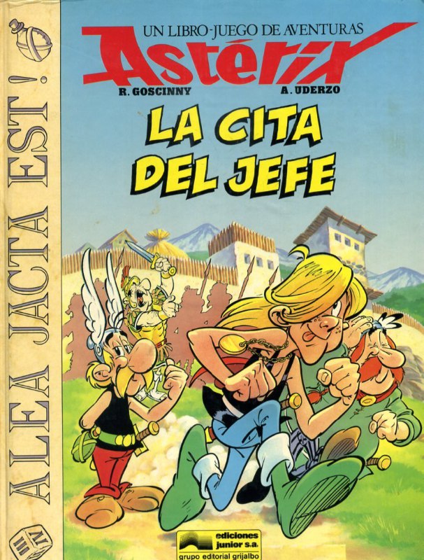 Portada ampliada de Asterix