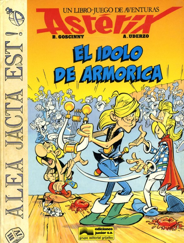 Portada ampliada de Asterix, El Idolo de Armorica