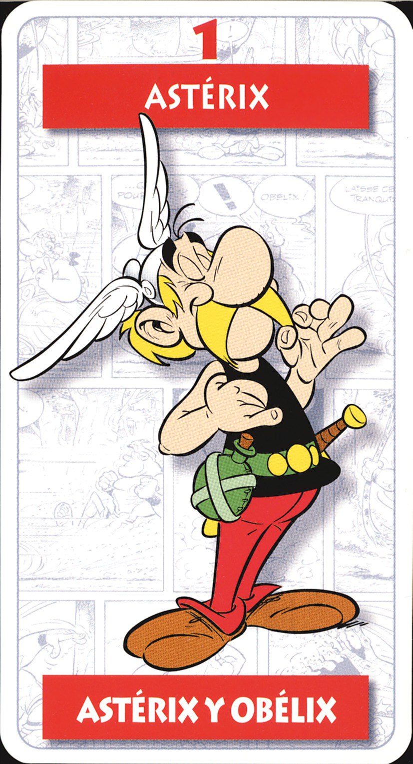 Portada ampliada de Astérix y Obélix