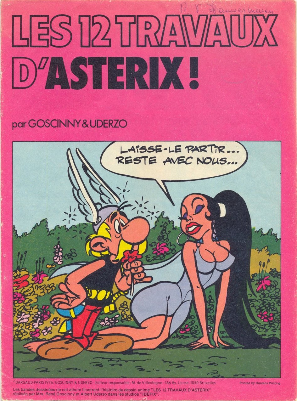 Portada ampliada de LES 12 TRAVAUX D'ASTERIX!