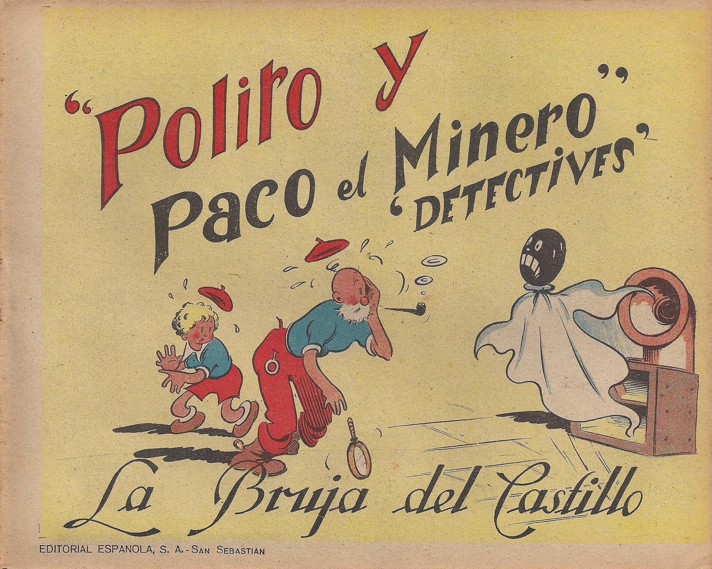 Portada ampliada de Poliro y Paco el Minero detectives: La Bruja del Castillo