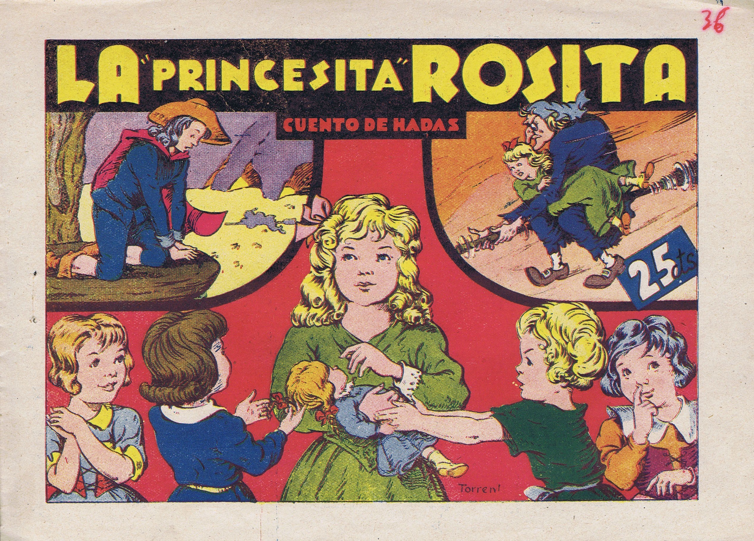 Portada ampliada de La Princesita Rosita