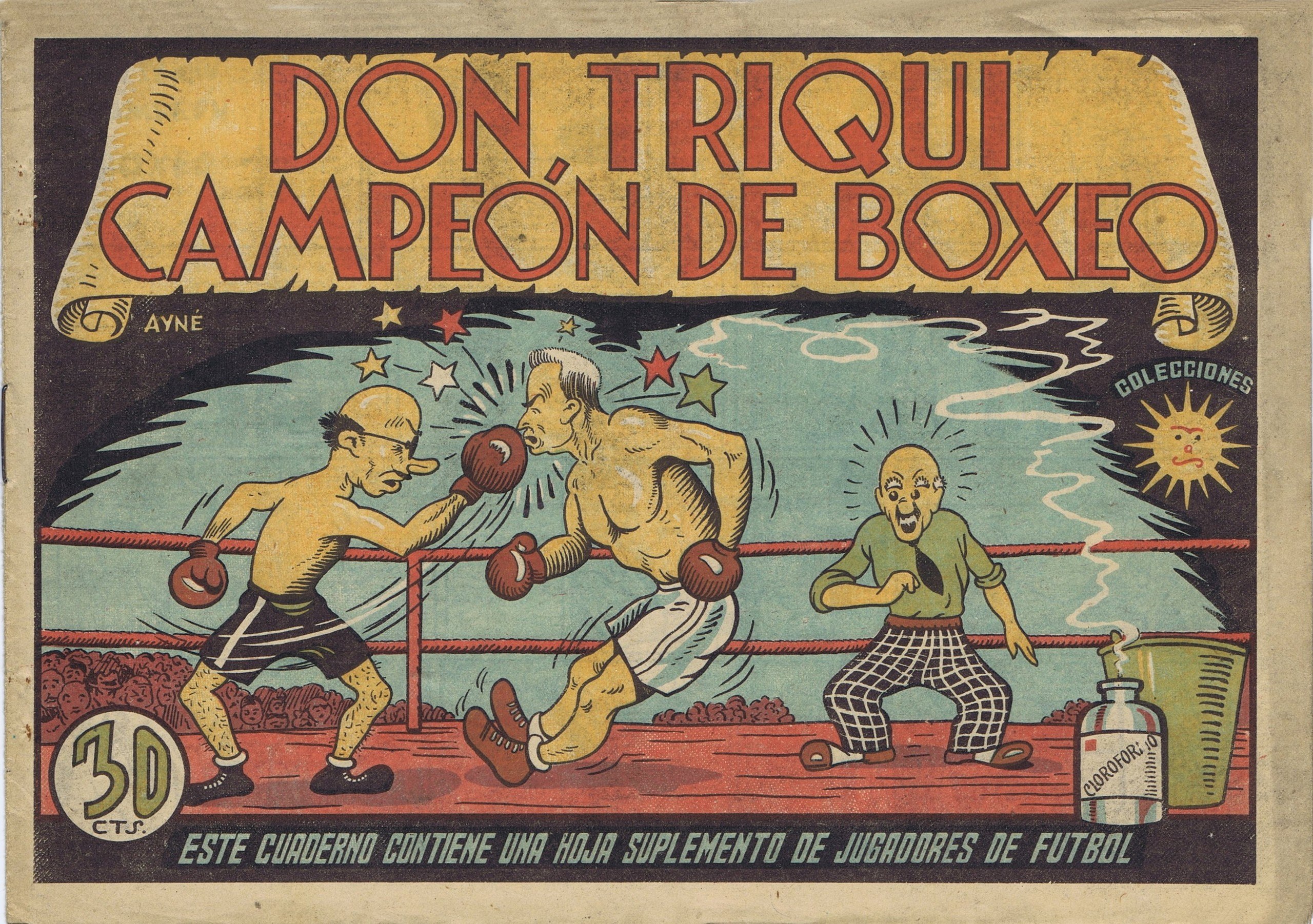 Portada ampliada de Don Triqui Campeon de Boxeo