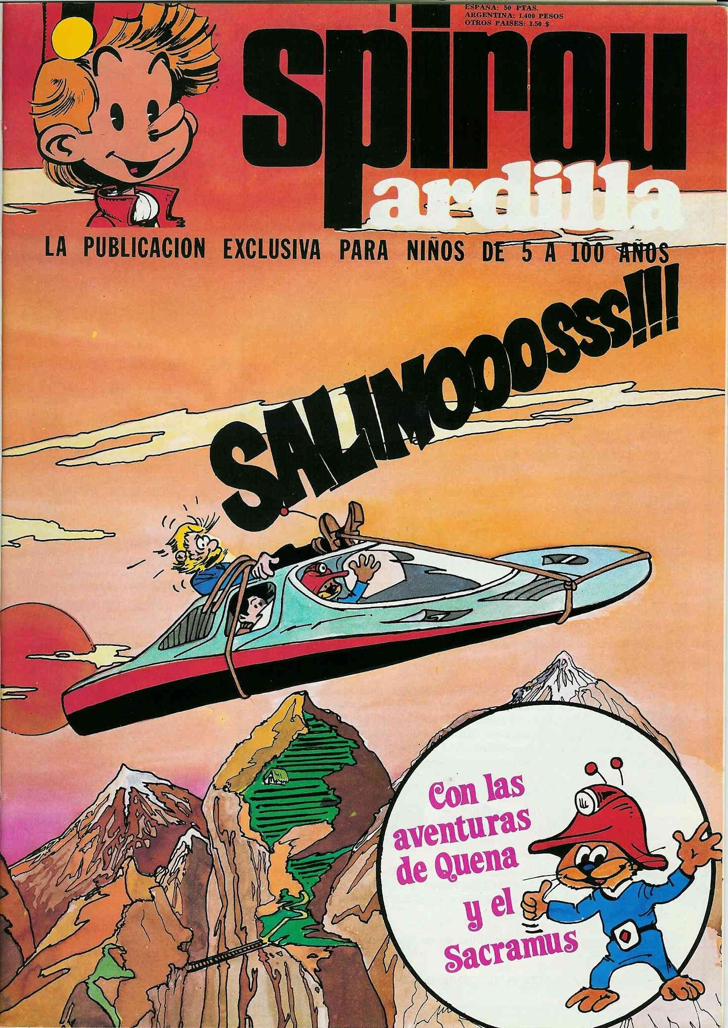 Portada ampliada de spirou ardilla