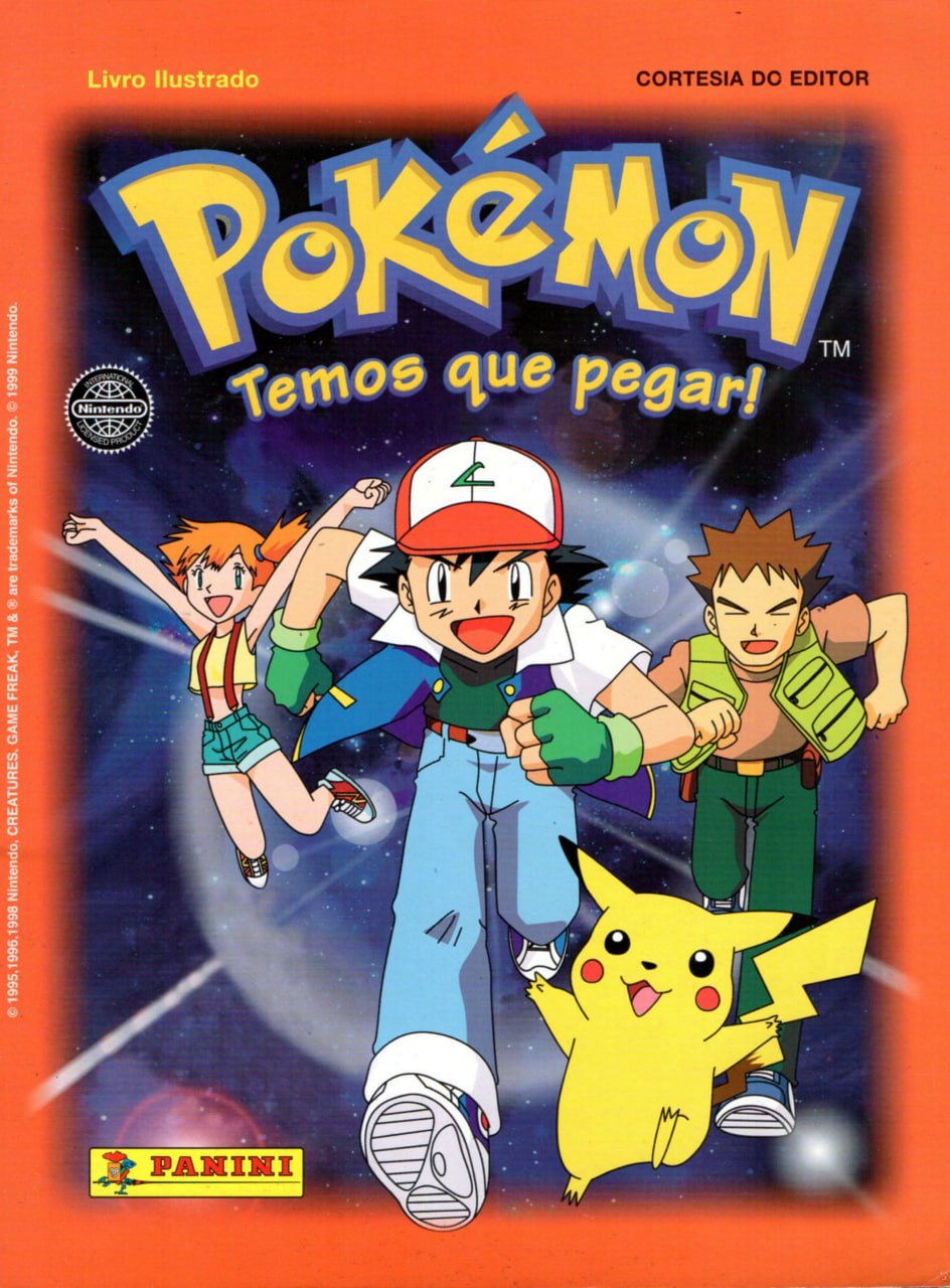 Portada ampliada de Pokémon Temos que pegar!