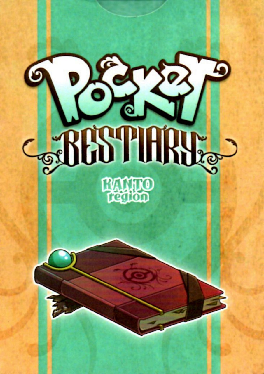 Portada ampliada de Pocket Bestiary KANTO region
