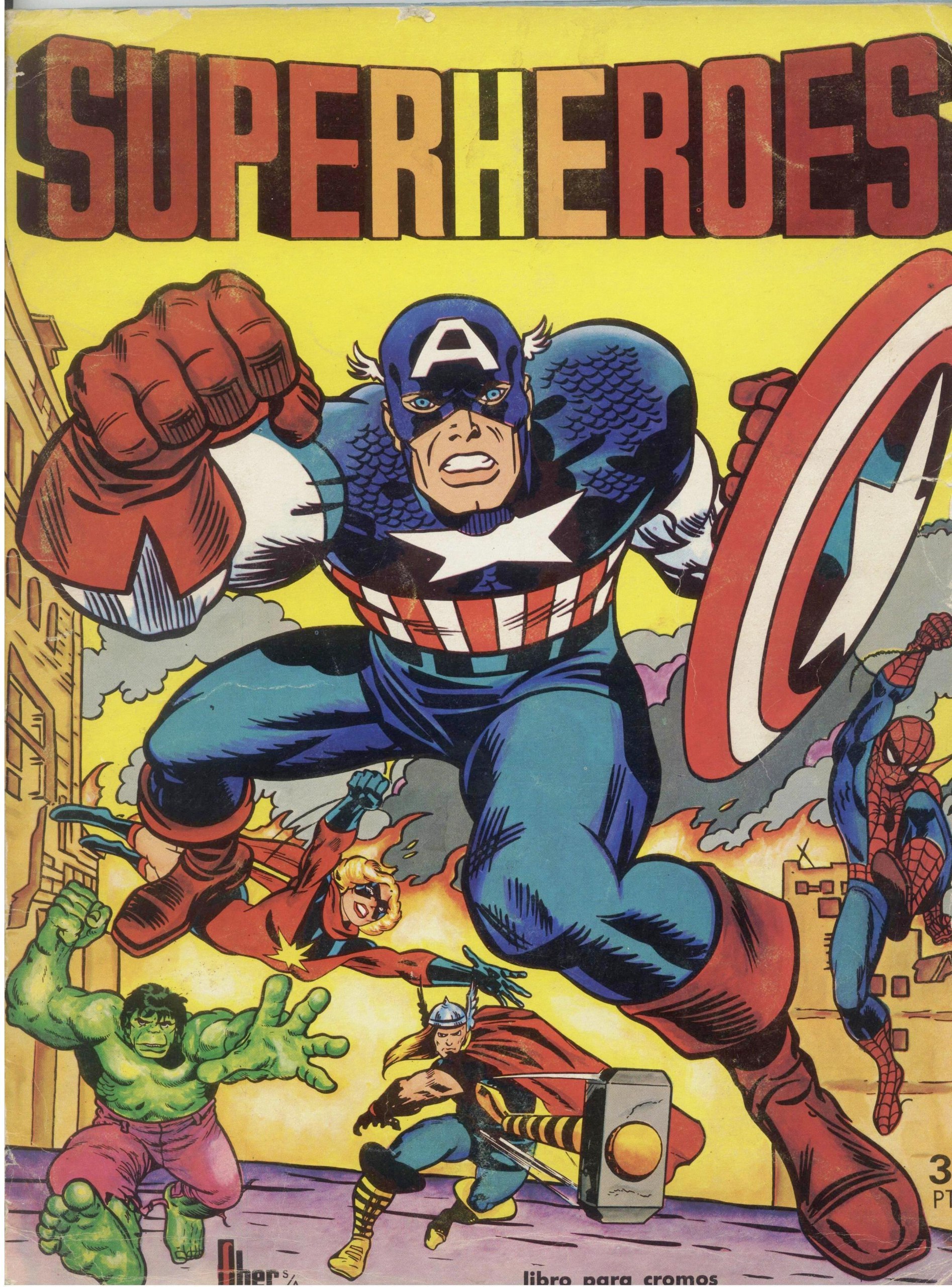 Portada ampliada de SUPERHEROES