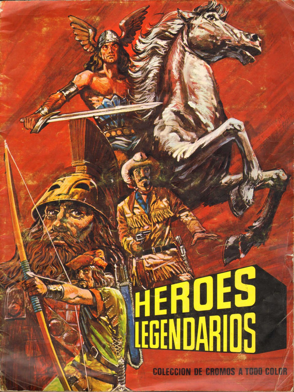 Portada ampliada de HEROES LEGENDARIOS