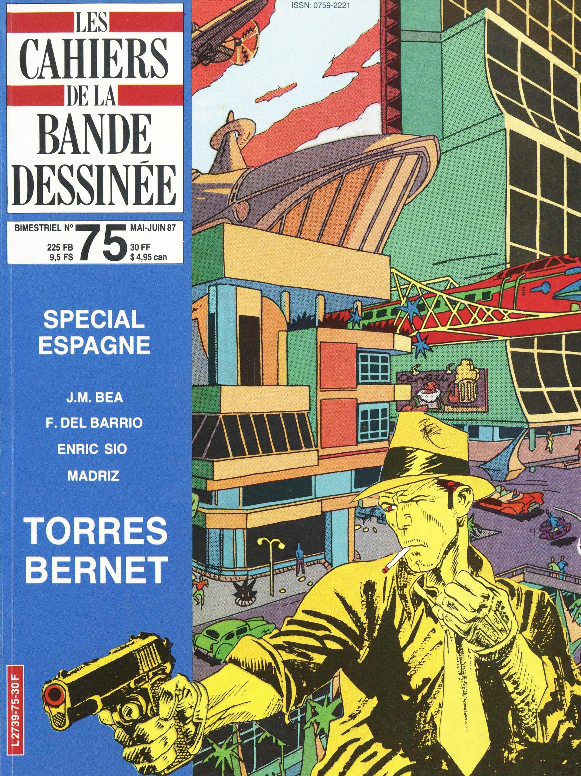 Portada ampliada de LES CAHIERS DE LA BANDE DESSINEE
