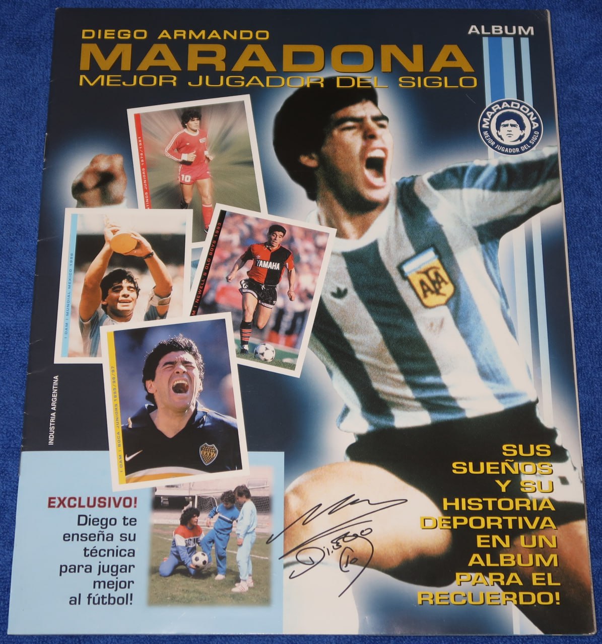 Portada ampliada de MARADONA MEJOR JUGADOR DEL SIGLO