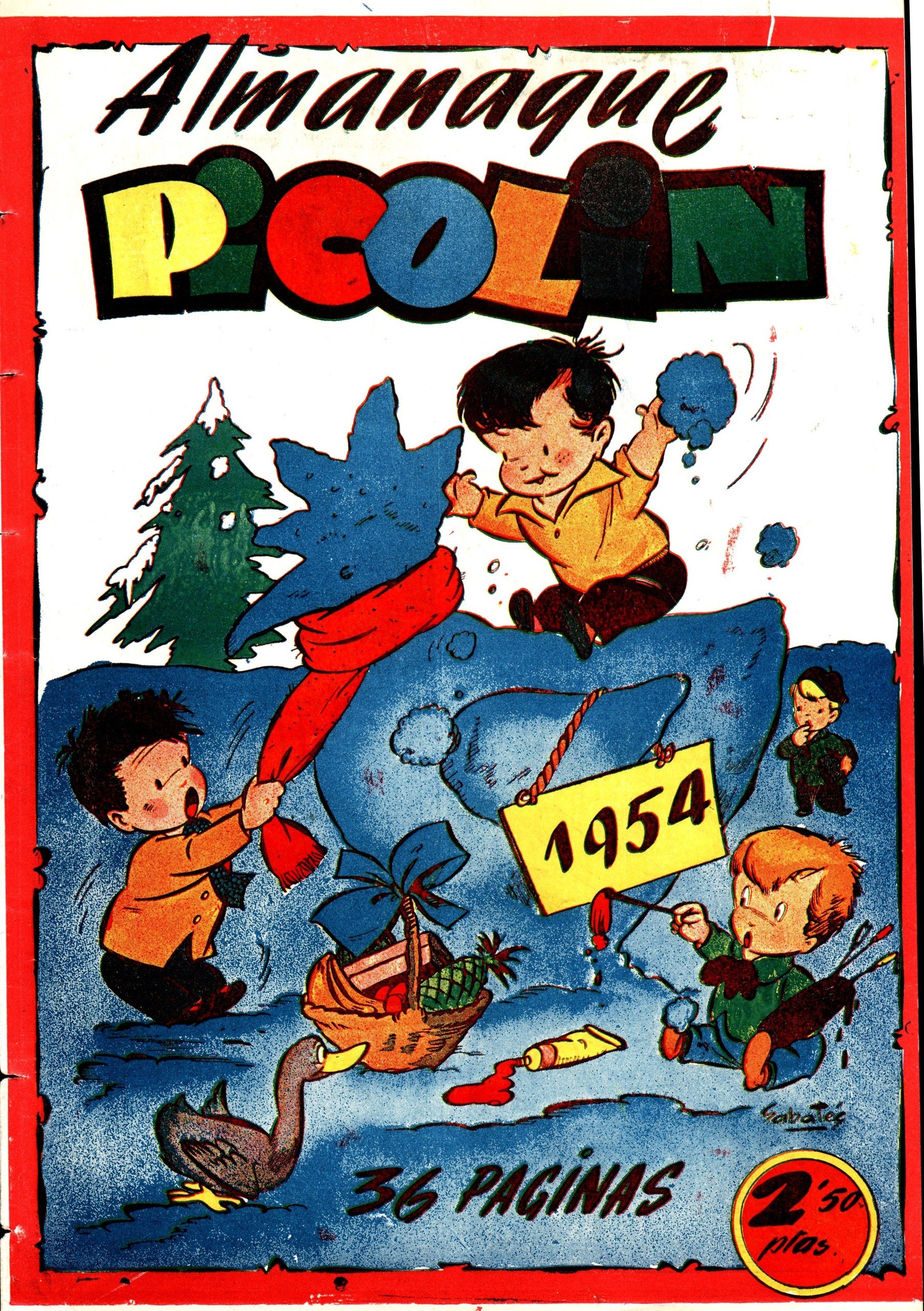Portada ampliada de Almanaque Picolin