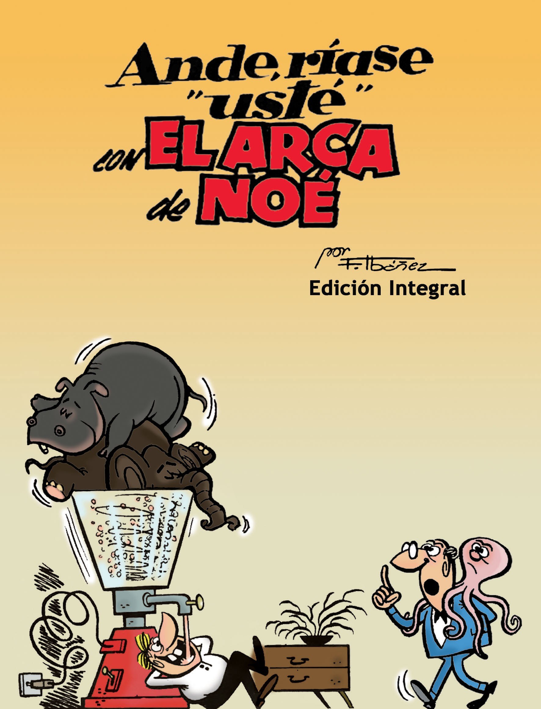 Portada ampliada de Anderse "usté" con EL ARCA de NOE