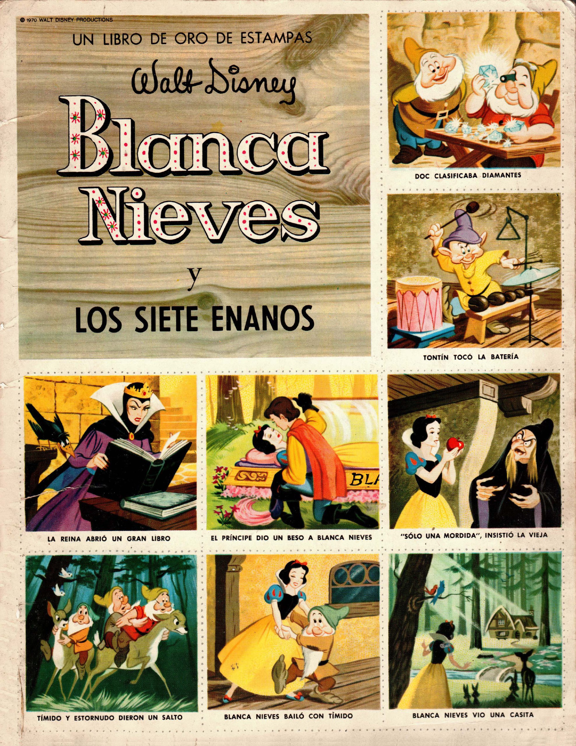 Portada ampliada de Blanca Nieves y los siete enanos