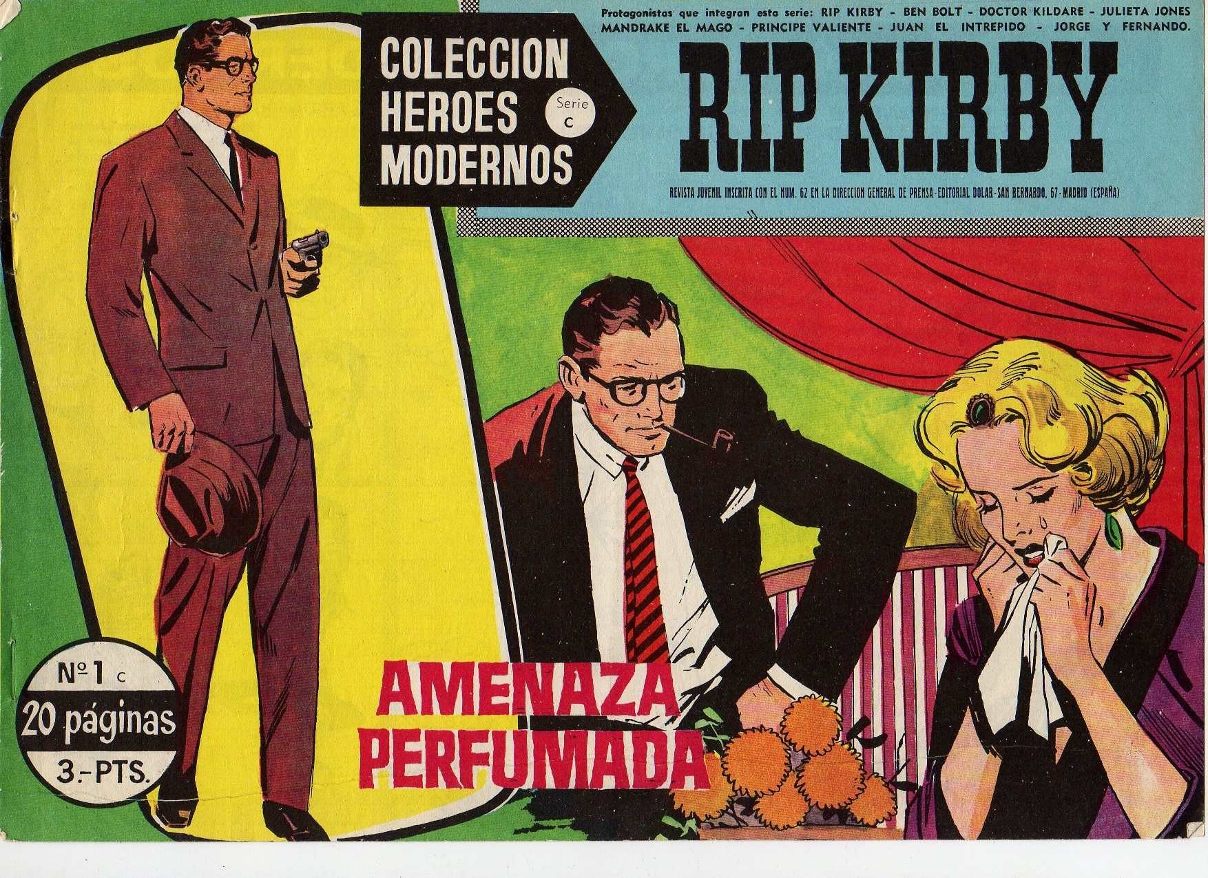 Portada ampliada de RIP KIRBY
