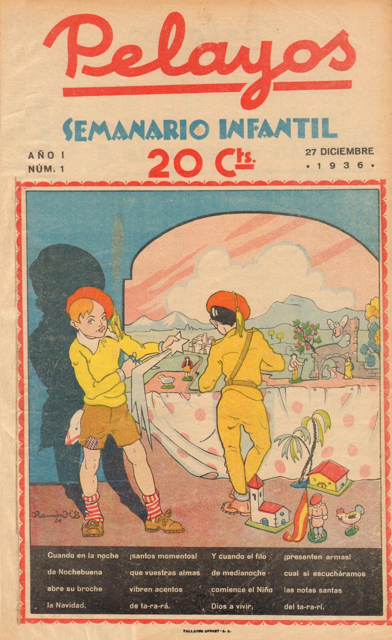 Portada ampliada de Pelayos