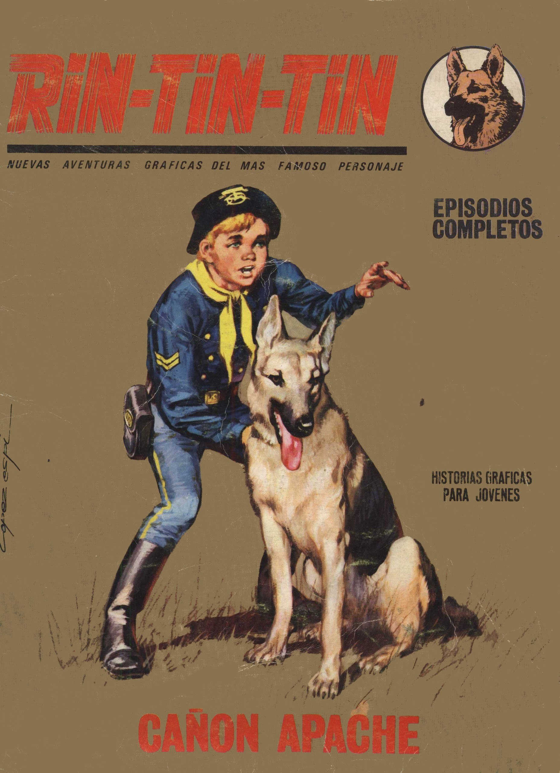 Portada ampliada de RIN-TIN-TIN