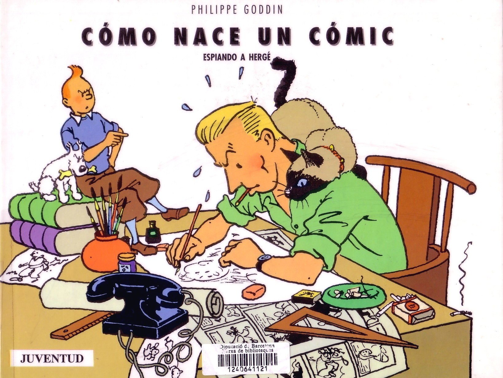 Portada ampliada de Cómo nace un cómic